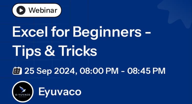 livesession | Excel for Beginners - Tips & Tricks